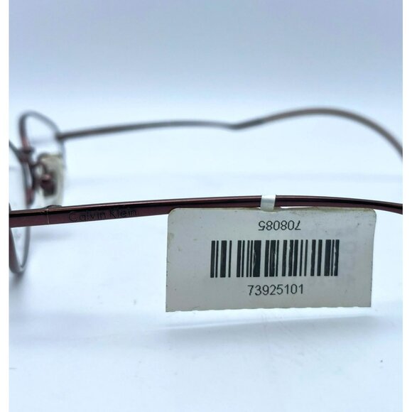 Calvin Klein Eyeglasses Glass Frame CK411 Brown Light Bronze 48-16-135 MSRP $199 - Picture 9 of 10